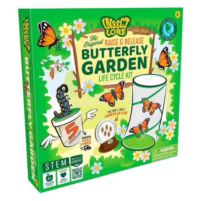 Insect Lore Raise and Release Butterfly Garden with Prepaid Voucher