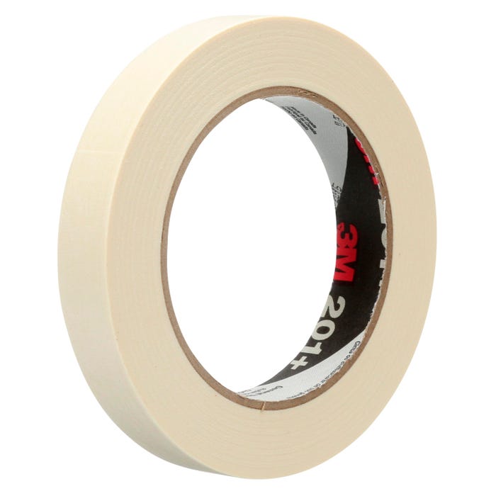 3M 201+ General Use Masking Tape, 0.75 Inch x 60 Yards, Tan
