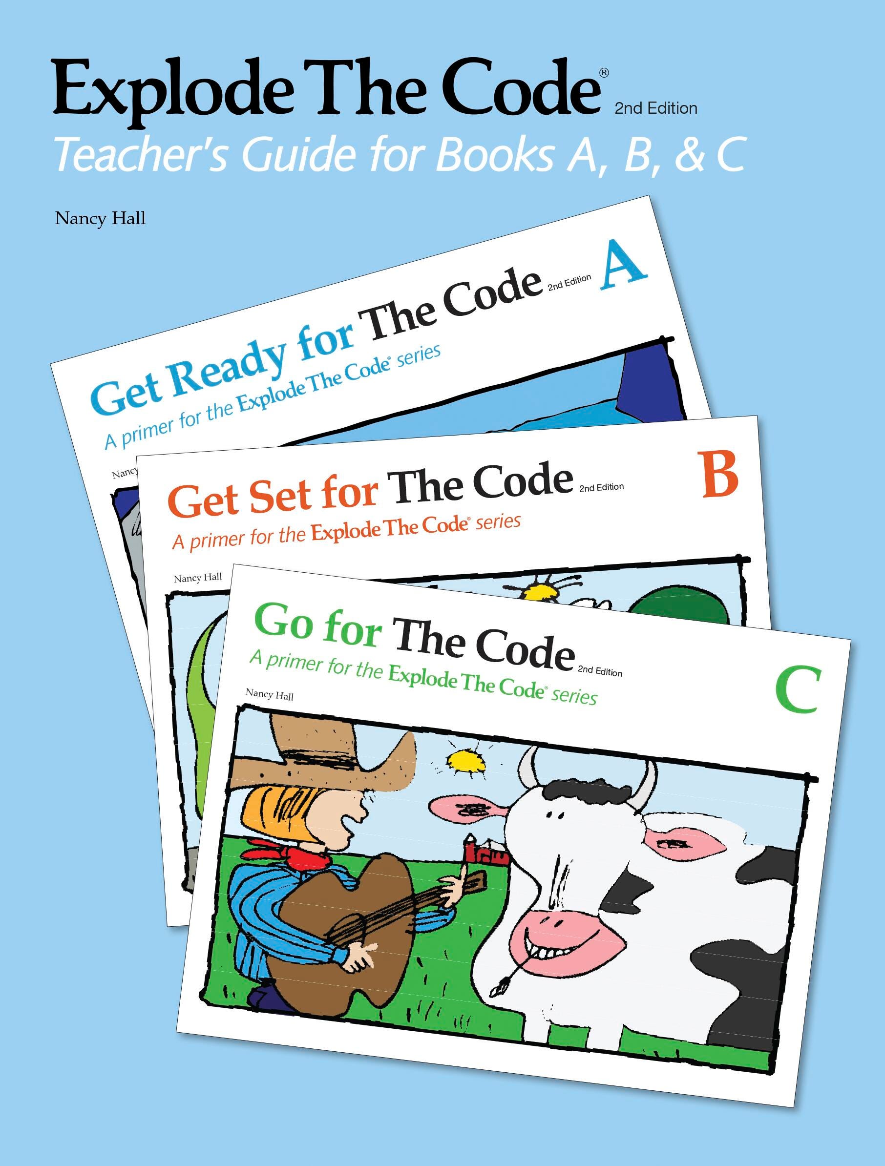 Image for Explode The Code Teacher's Guide, Literacy & Phonics, 2nd Edition, Books A to C from School Specialty
