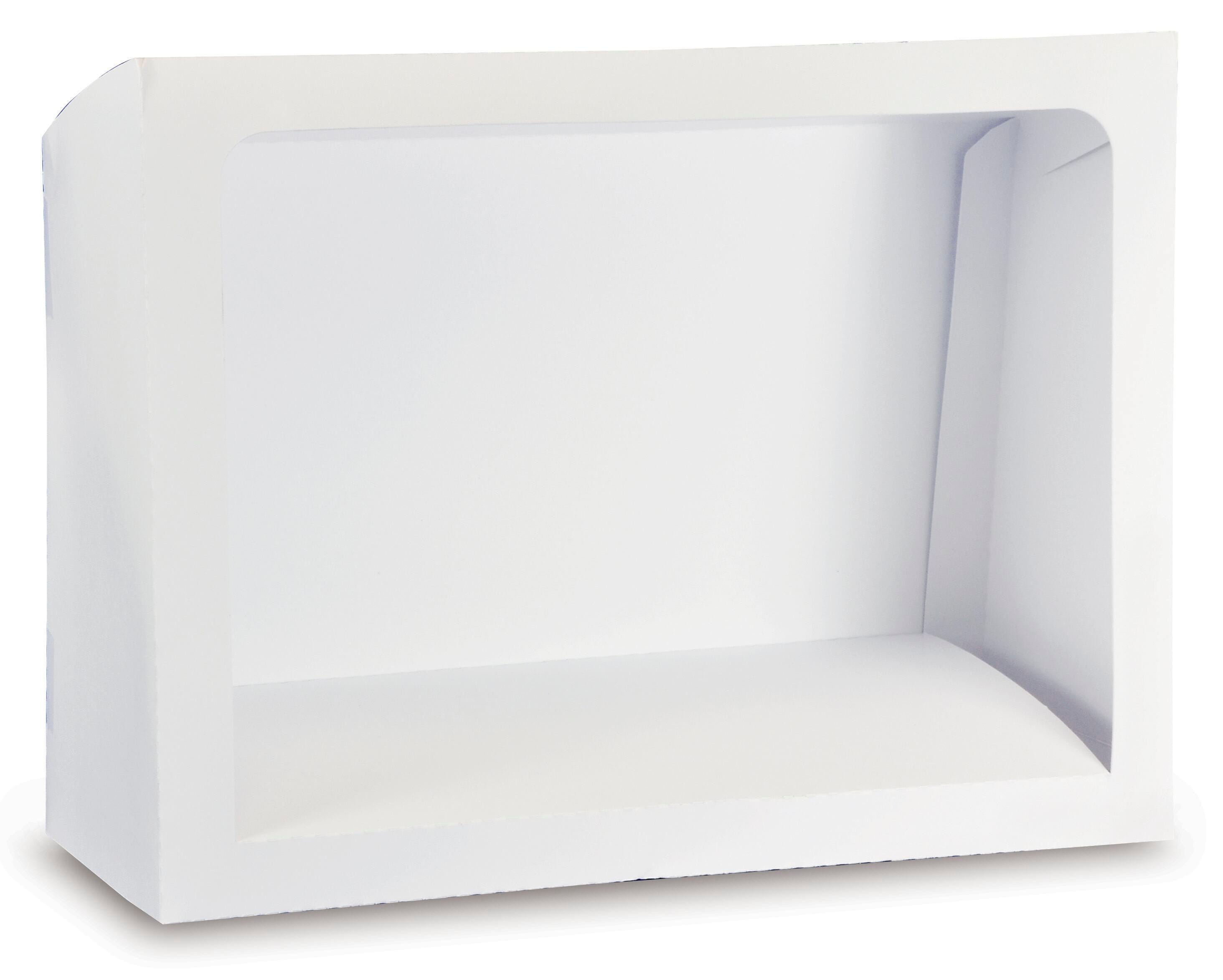 Roylco Set the Scene Diorama, 8-1/2 x 11 Inches, White, Pack of 12, Item Number 1430158
