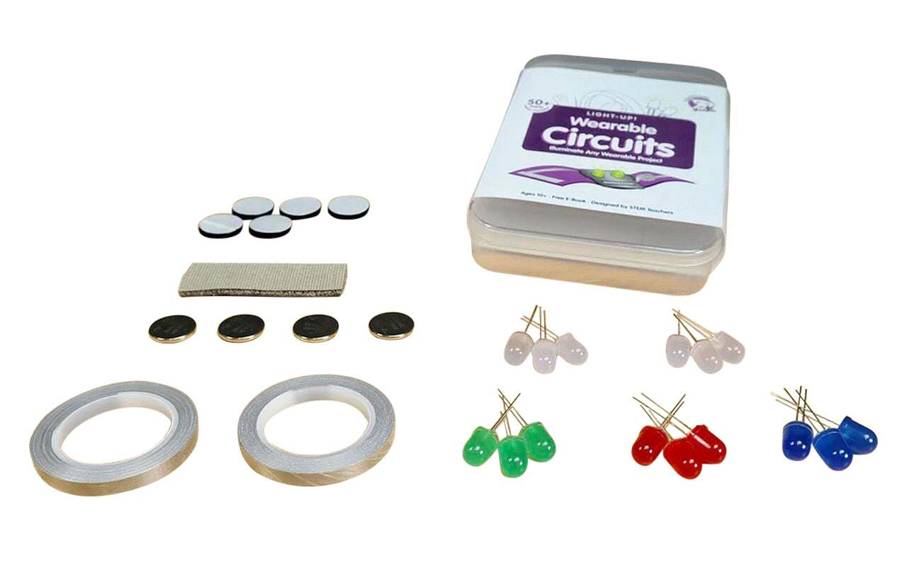 Image for Brown Dog Gadgets Wearable Circuits Classroom Kit, Set of 25 from School Specialty