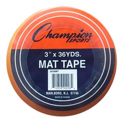 Champion Sports Vinyl Mat Tape, 3 Inches x 36 Yards, Clear 007865