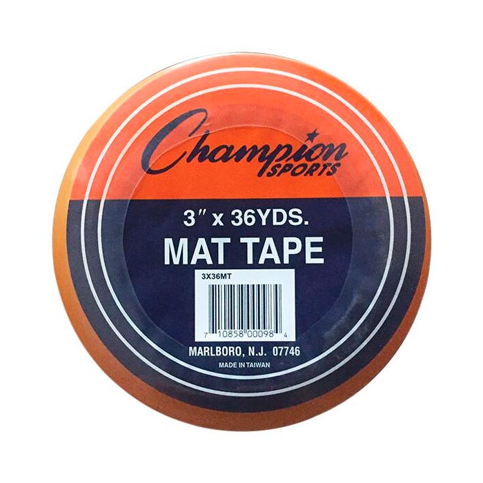 Champion Sports Vinyl Mat Tape, 3 Inches x 36 Yards, Clear