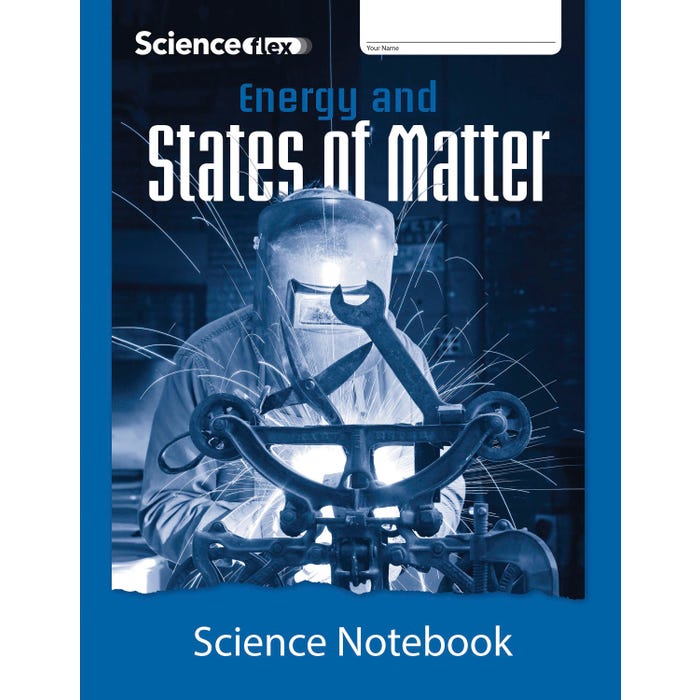 ScienceFLEX Energy and States of Matter, Science Notebook, Pack of 4