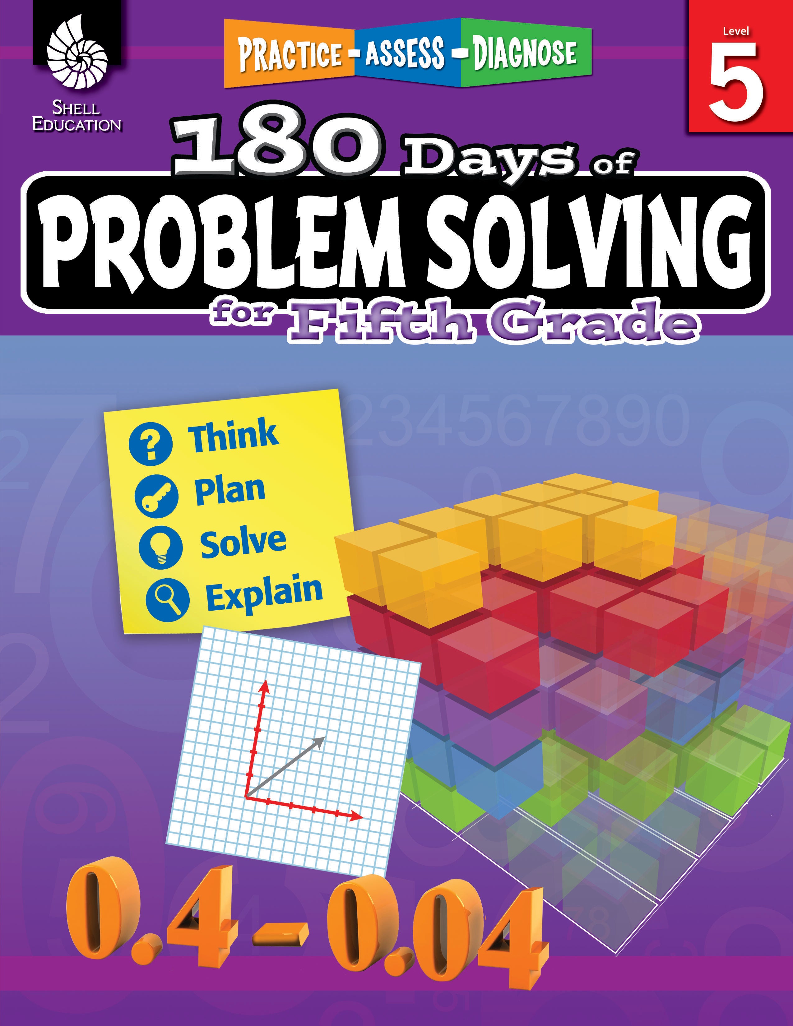 Image for Shell Education 180 Days of Problem Solving for Fifth Grade from School Specialty