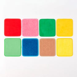 Educational Advantage Explore and Feel Sensory Squares, Set of 8