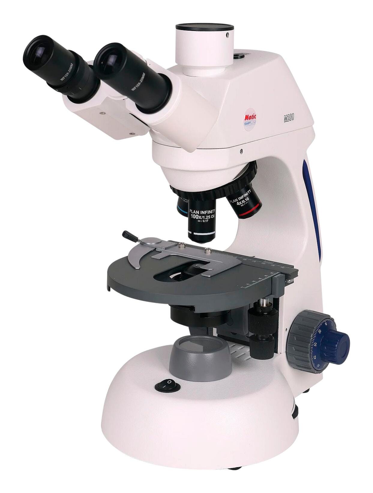 Motic M17T Compound Trinocular Microscope with Moticam V1300 Camera