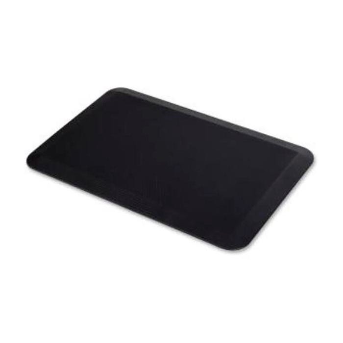 Safco Movable Anti-Fatigue Floor Mat, Cushioned, Black