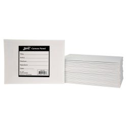 Sax Genuine Canvas Panels, 9 x 12 Inches, White, Pack of 36 Item Number 2105329