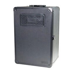 Victor Vaultz Lockable Cell Phone Storage Locker, Holds 32 Devices, 11 x 9 x 18 Inches, Black