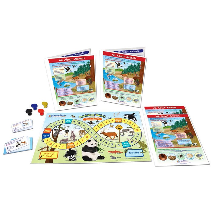 NewPath Learning All About Animals Learning Center Game, Grades 1 to 2