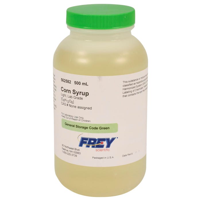 Frey Scientific Corn Syrup, Lab Grade, 500 mL