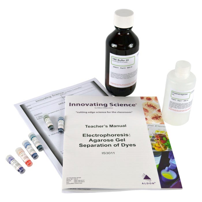 Innovating Science Electrophoresis: Agarose Gel Separation of Dyes