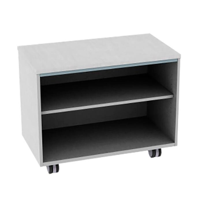 Fleetwood Designer 2.0 Cabinet, 2 Shelves, No Door, Magnetic Markerboard Back