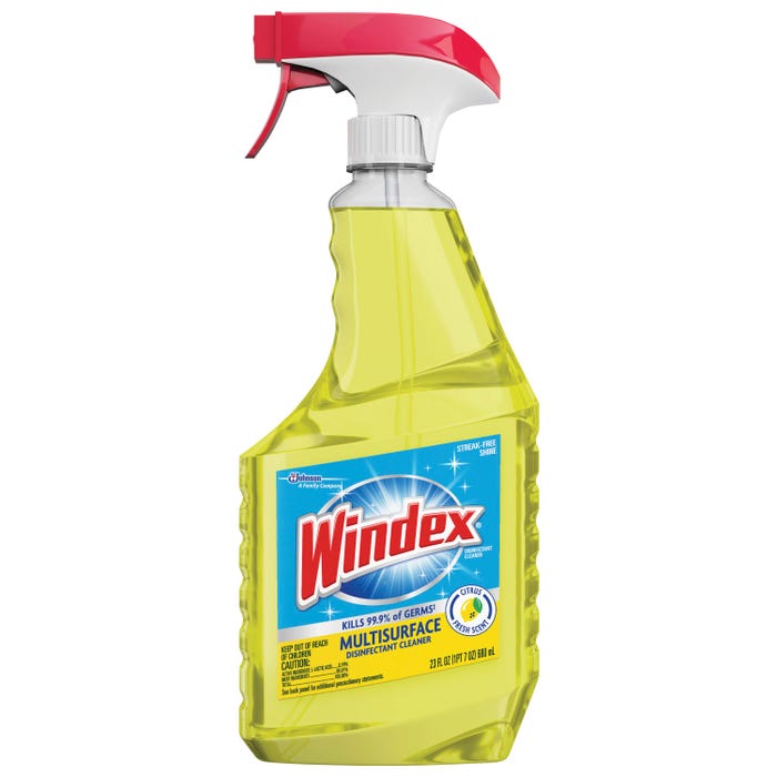 Windex MultiSurface Disinfectant Spray, Fresh Citrus, 23 Ounces