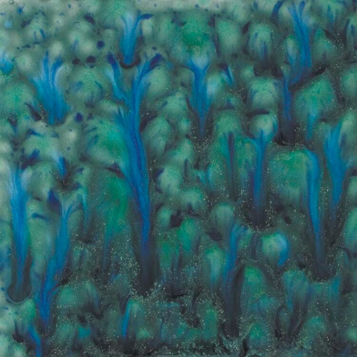 Mayco Jungle Gems Crystal Glaze, CG-962 Blue Azure, Translucent, Pint