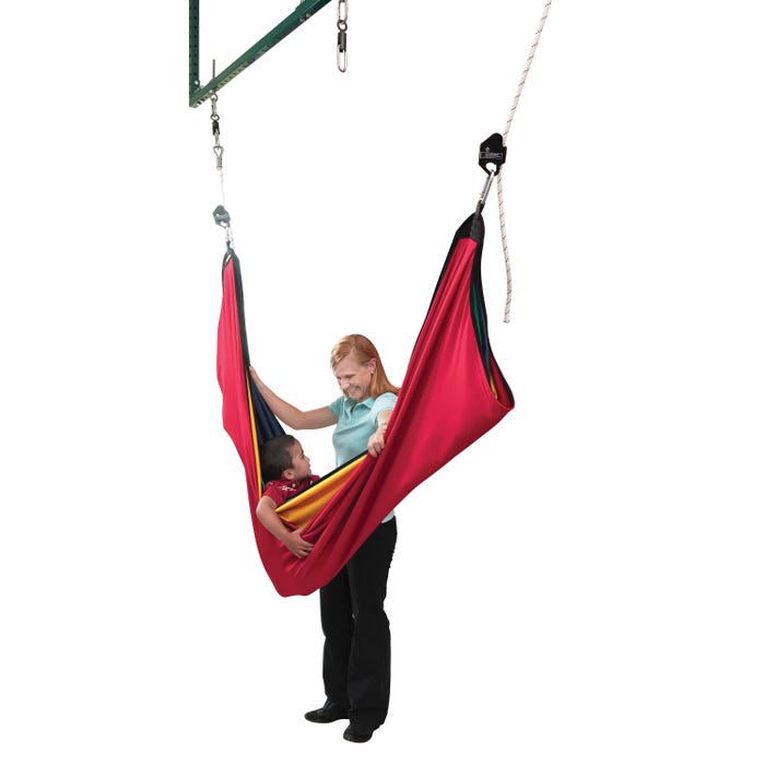 Southpaw Rainbow Acrobat Swing, 48 x 96 Inches, Lycra, Multiple Color, Holds Up to 300 Pounds