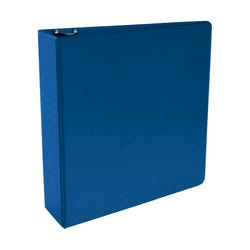 School Smart D Ring Binder, Polypropylene, 3 Inches, Blue 2006477
