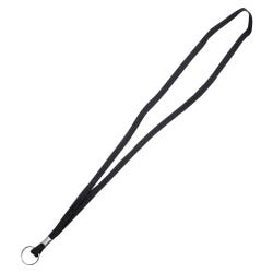 Advantus Lanyard, w/ Ring, 36 Inches, Pack of 24, Black