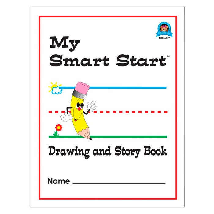 Teacher Created Resources Smart Start Drawing and Story Book, 8-1/2 x 11 Inches Inches, 48 Pages, Pack of 24