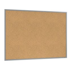 Ghent Natural Cork Bulletin Board with Aluminum Frame, 3 x 4 feet 678982