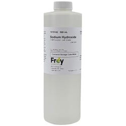 Frey Scientific Sodium Hydroxide Solution, 0.5 m, Lab Grade, Item Number 1515142