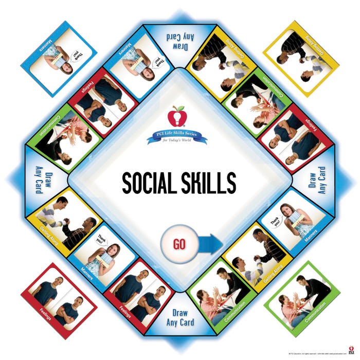 PCI Educational Publishing Pro-Ed PCI Life Skills for Today's World Game - Social Skills
