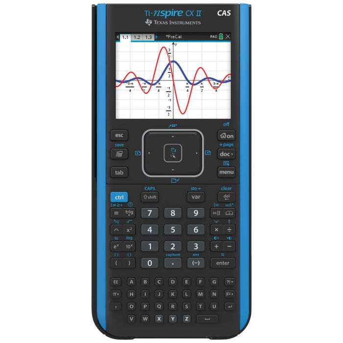 Texas Instruments Nspire CX II CAS Graphing Calculator with Rechargeable Battery