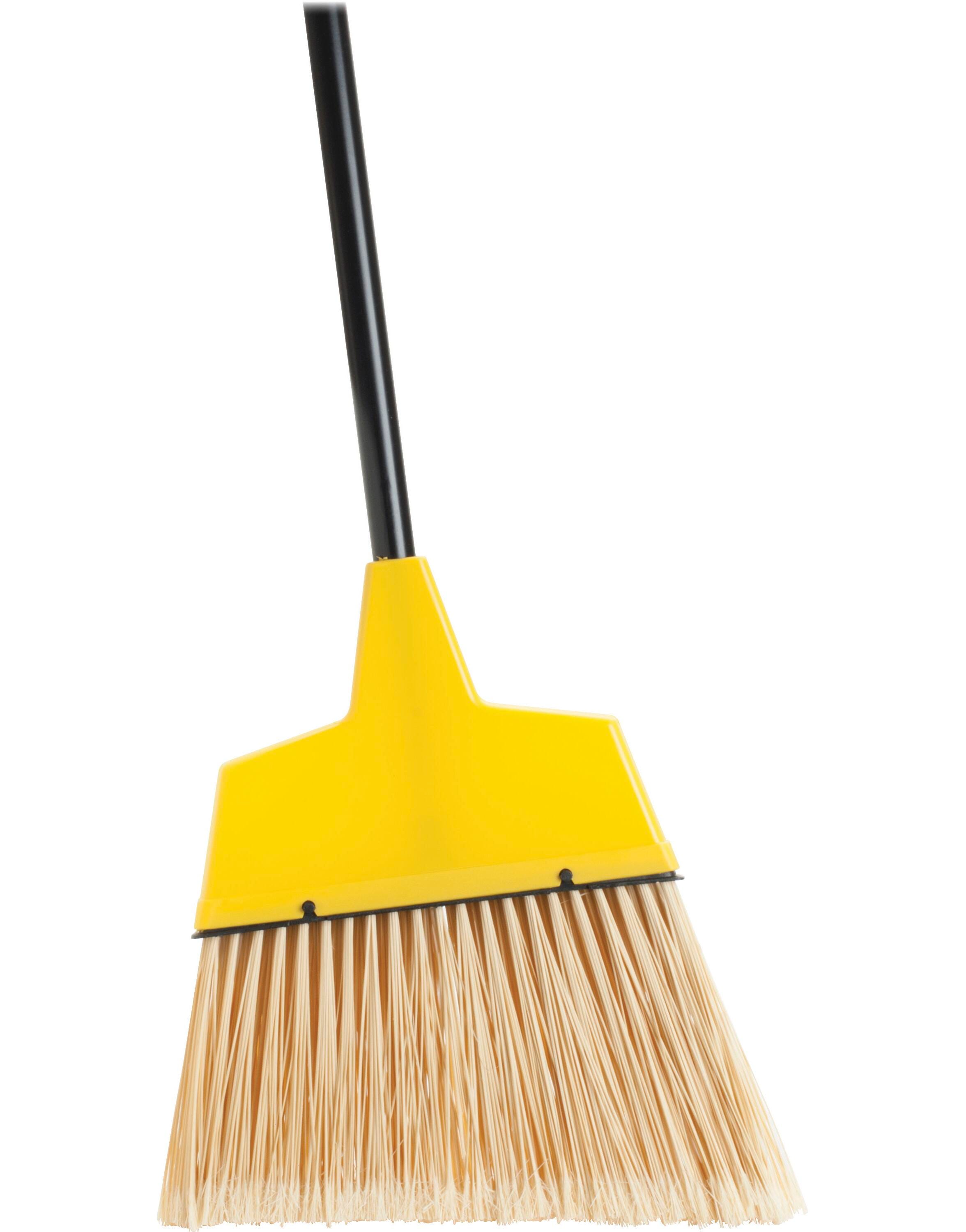 Genuine Joe High Performance Angle Broom, Polyvinyl Chloride (PVC), Item Number 1377377