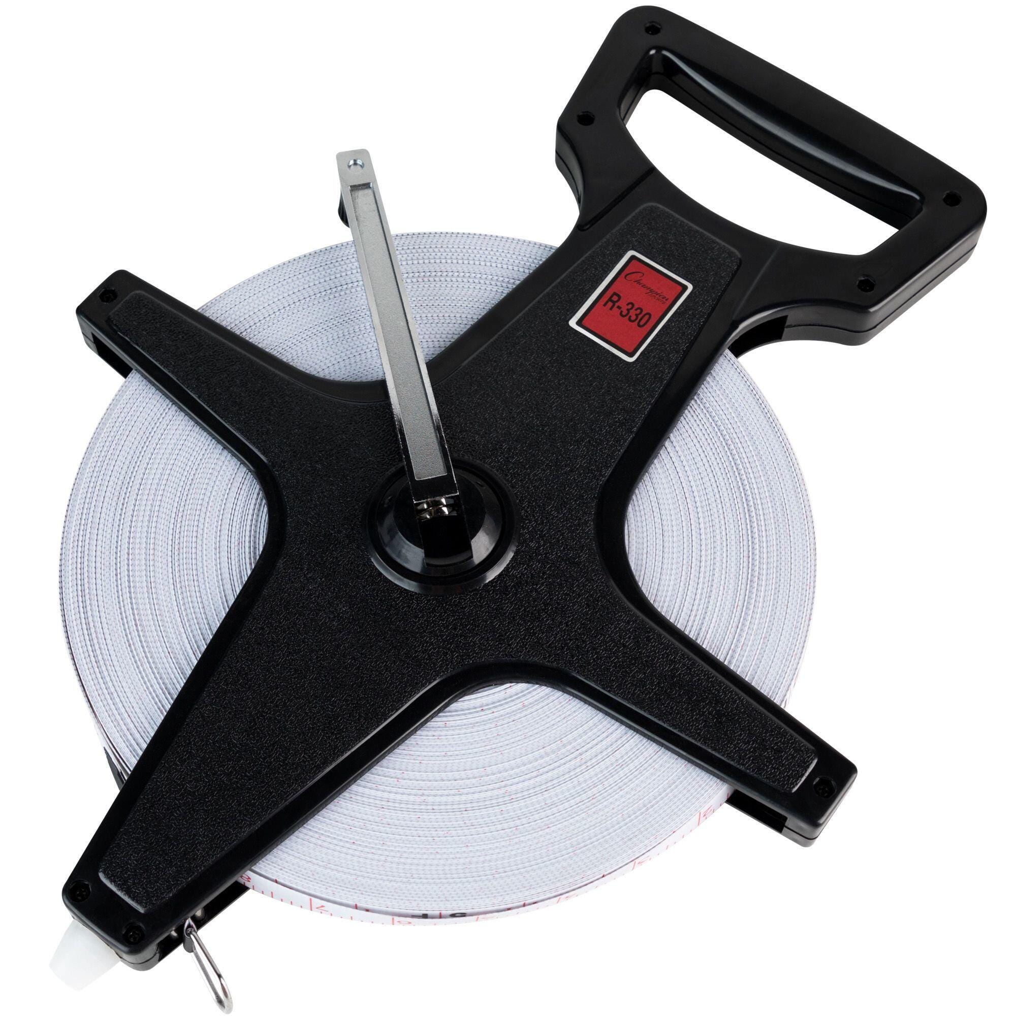 Champion Sports Open Reel Measuring Tape, 1/2 Inch x 330 Feet, Assorted Colors 009890