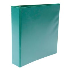 School Smart Polypropylene D-Ring View Binder, 2 Inches, Green 2138590