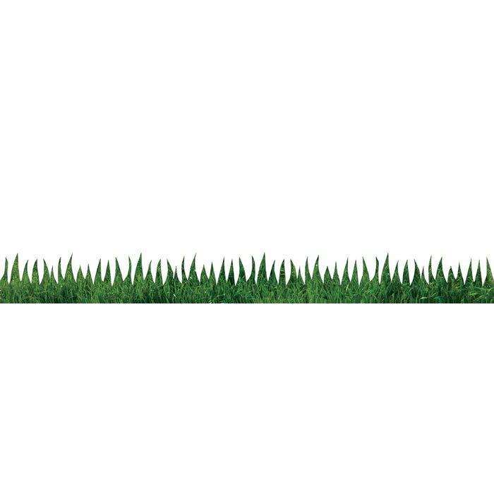 Hygloss Natural Grass Border, 3 x 36 Inches, 12 Strips