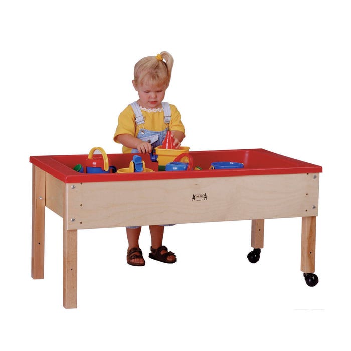 Jonti-Craft Sand and Water Sensory Table with Activity Cover, 42 x 23 x 20 Inches