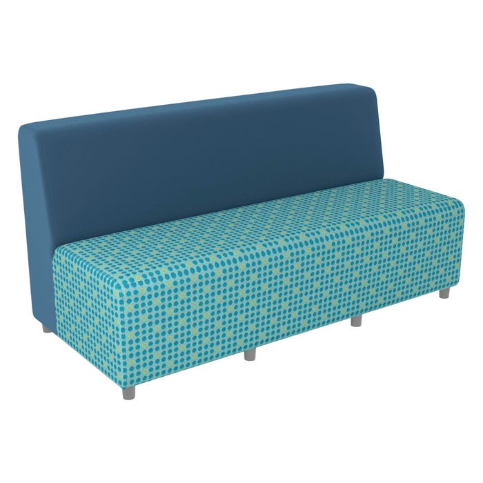 Classroom Select Soft Seating NeoLounge Armless Sofa, 2 Color, 67 x 31 x 35 Inches