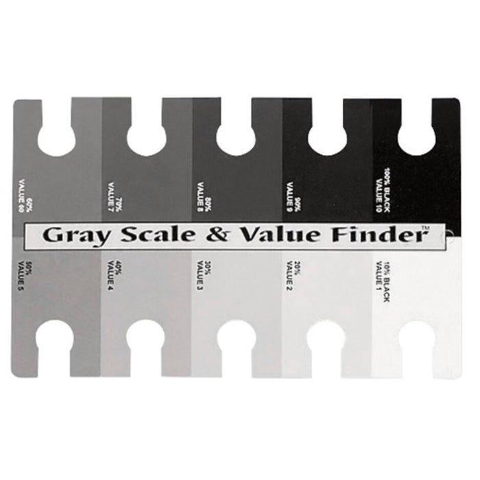 Color Wheel Gray Scale and Value Finder