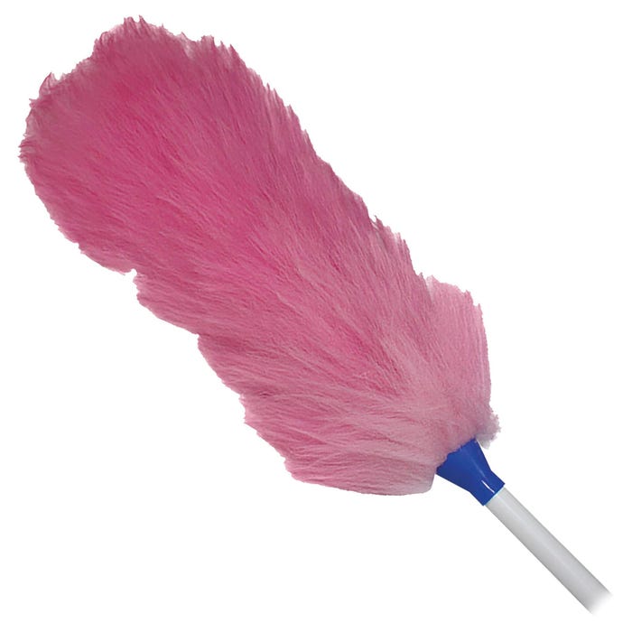Impact Products Lambswool Duster, Fixed White Handle, 28 in, Assorted Colors