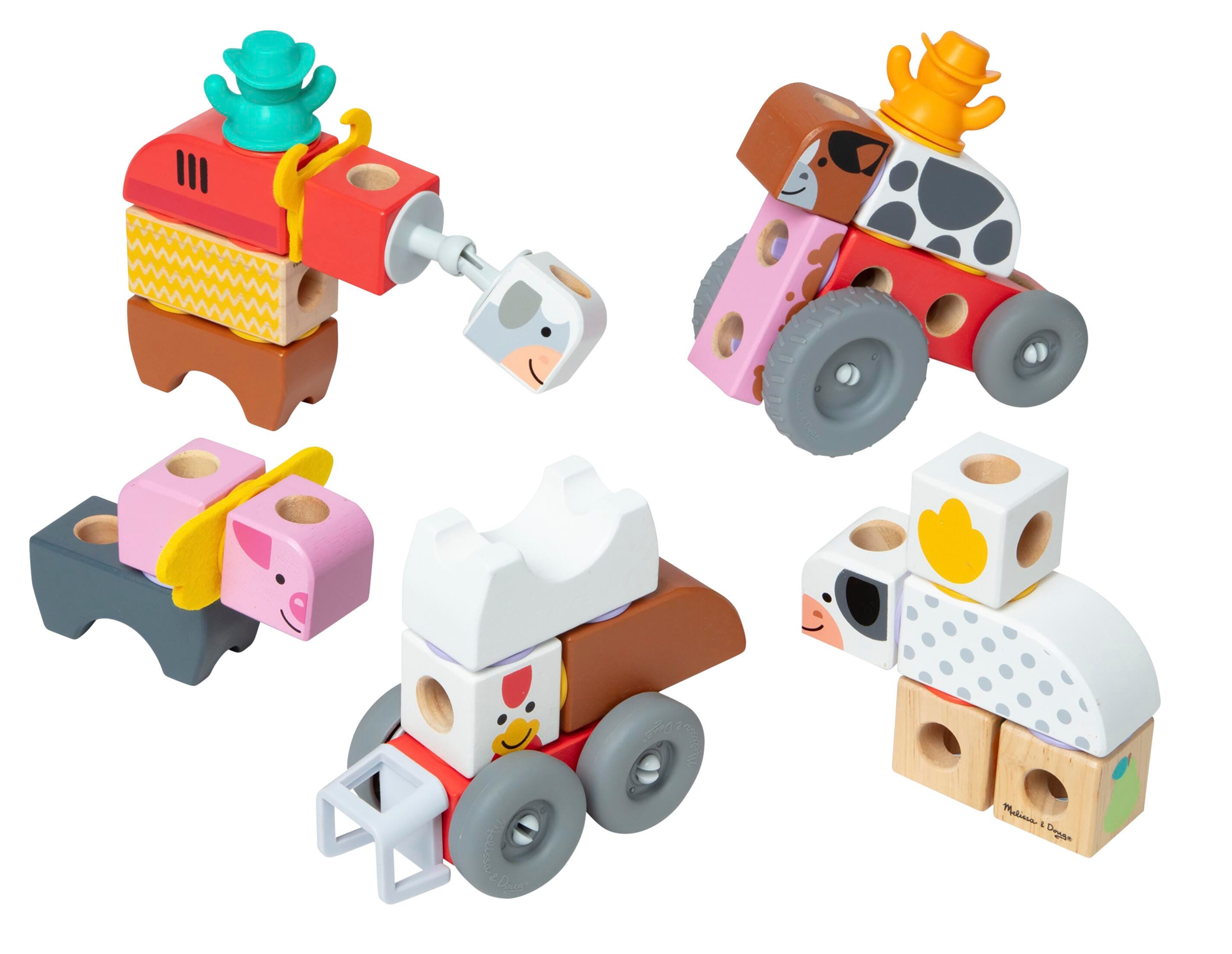 Melissa & Doug Blockables, Farm, 56 Pieces 2152090