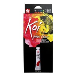 Sakura Koi Watercolor Set, 12 ml, Assorted Colors, Set of 12 Item Number 2091079