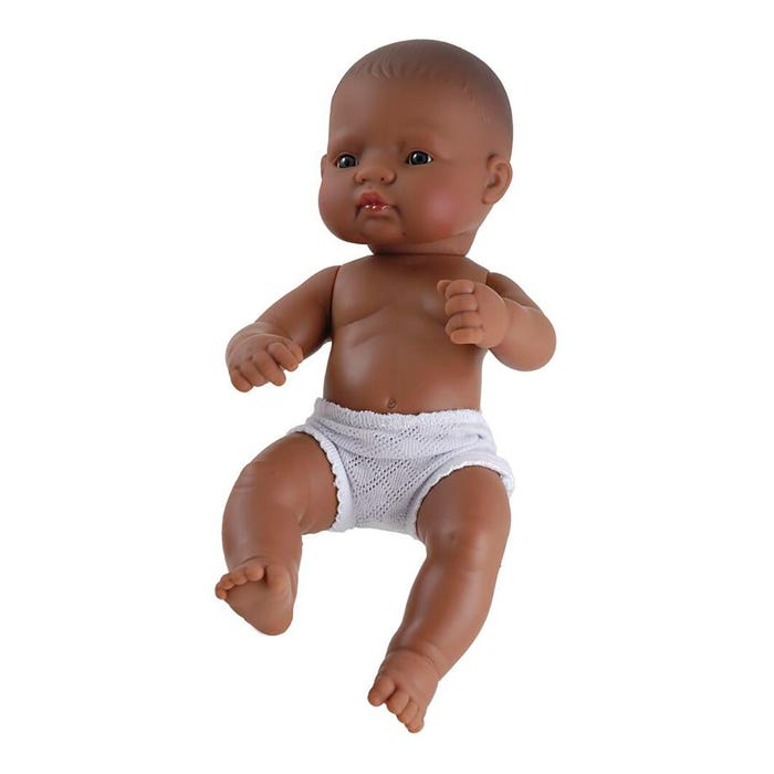 Miniland Newborn Baby Doll, Hispanic Girl, 12-5/8 Inches