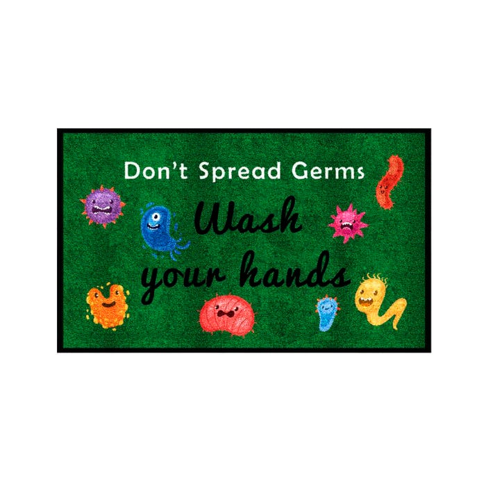 M&A Matting Don't Spread Germs Mat, 3 x 5 Feet