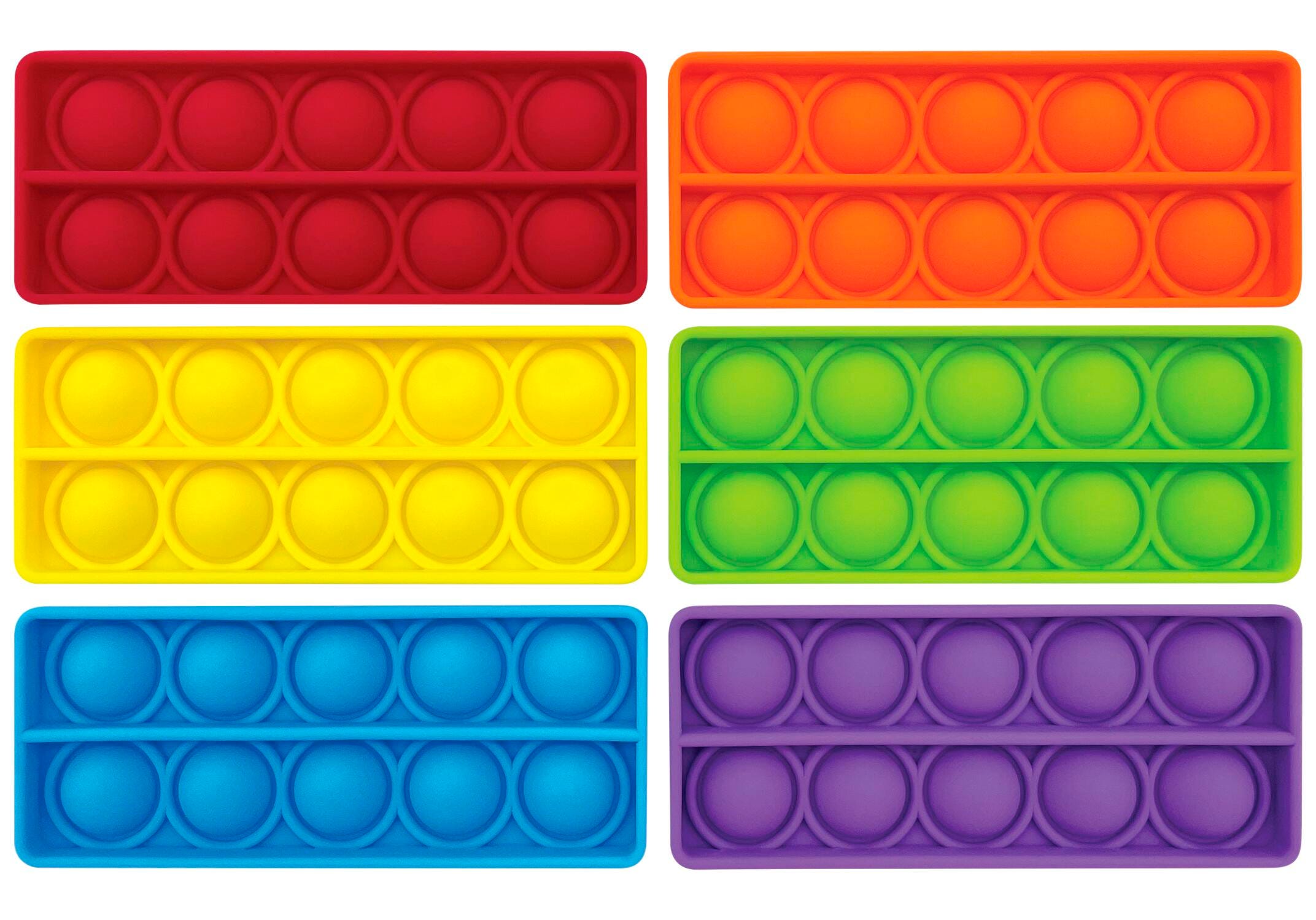 Teacher Created Resources Push and Pop Bubble Ten Frames, Set of 6 2132354