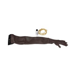 Venipuncture and Injection Training Arm Skin and Vein Replacement Kit, Dark