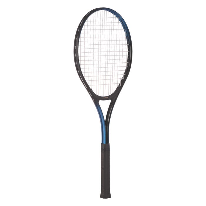 Champion Sports Mid Size Aluminum Tennis Racket, 27 Inches, Black and Blue