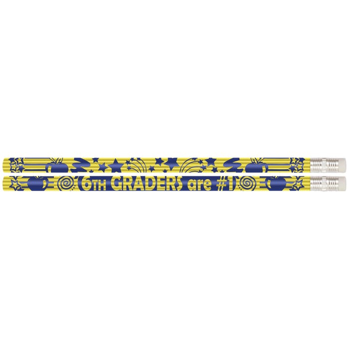 Musgrave Pencil Co. 6th Graders Are #1 Pencils, Pack of 12