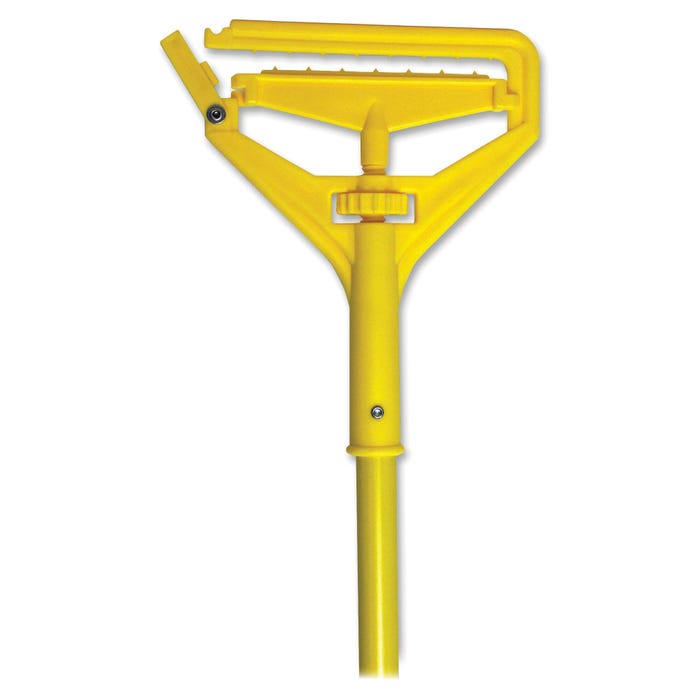 Genuine Joe Speed Change Mop Handle, 65 Inches, Yellow