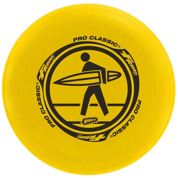 Wham-O Frisbee Pro Classic, 10-3/4 Inches, 130 Grams, Color Varies