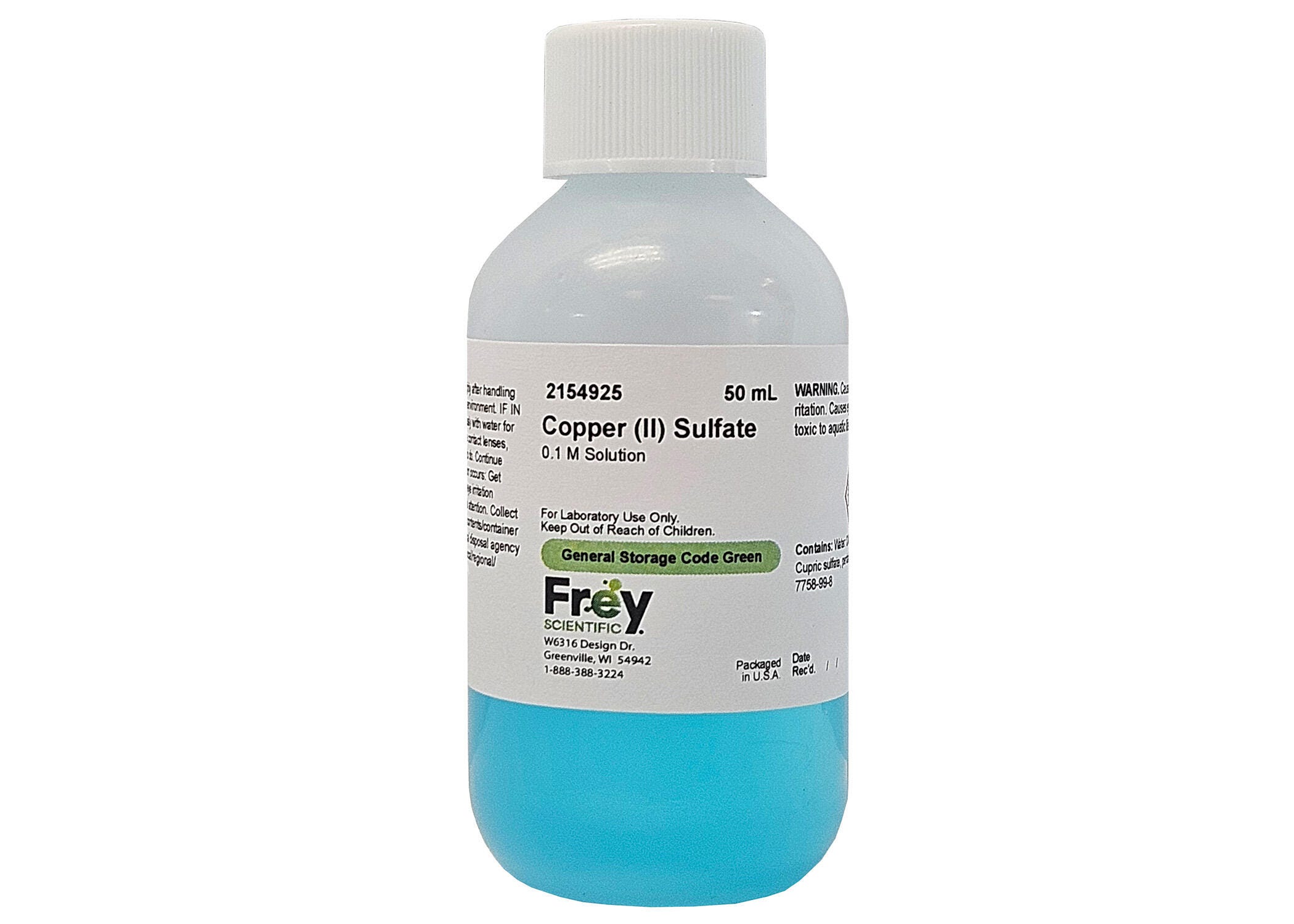 Copper Sulfate, 0.1M, 50mL 2154925