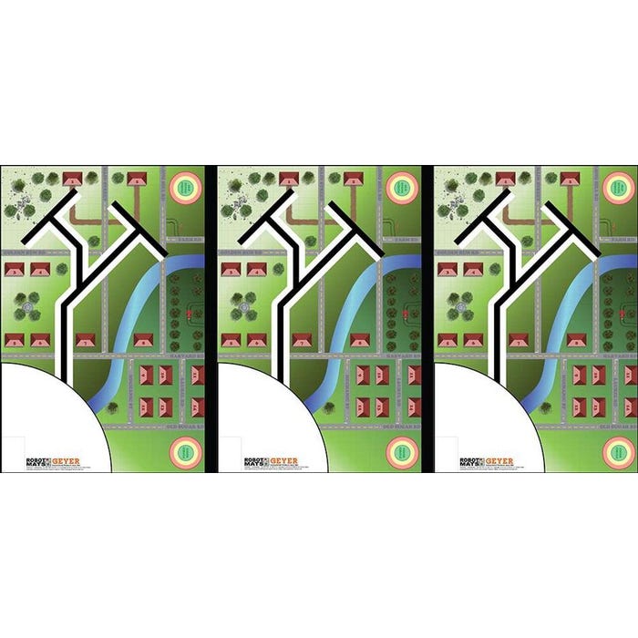 Geyer Instructional Suburbia Training Mat, 92-3/4 x 44-3/4 Inches