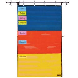 Image for School Smart Adjustable Pocket Chart, 60 x 34 Inches from School Specialty