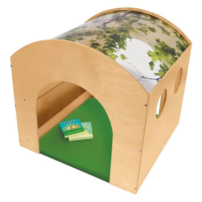 Nature Reading Haven with Floor Mat Set, 39-1/2 x 39 x 38 Inches